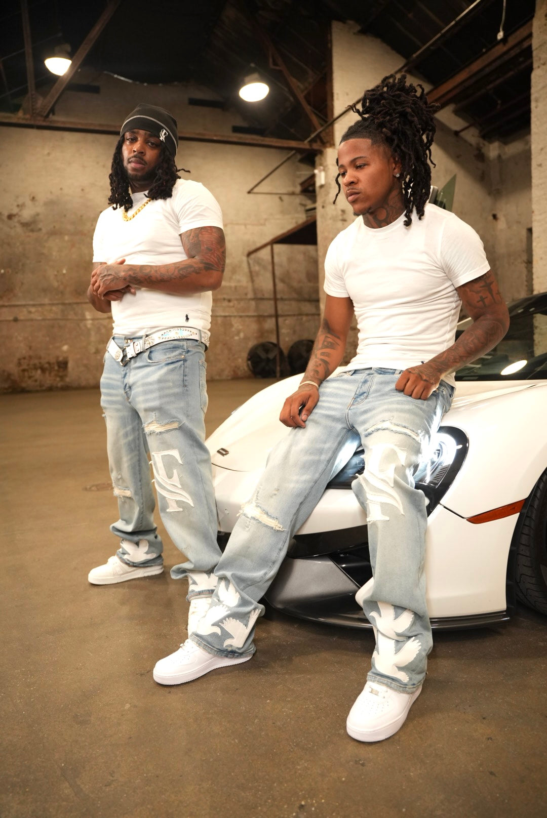 flyloft blue "seraphim rx1 denim" jeans
